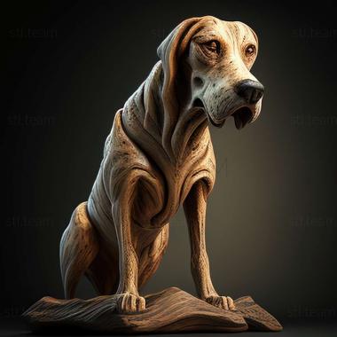 3D model Jurassic Hound dog (STL)